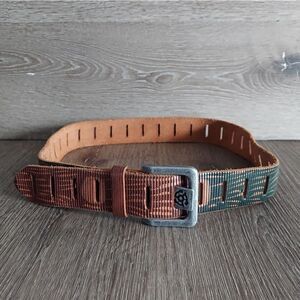 Levis Multicolor Perforated Leather Belt Size Large EUC